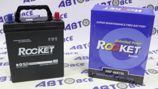 Аккумулятор 42А (370A) ROCKET евро (ОП правый+) (187/127/225) Азиат Корея