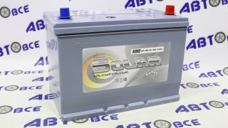 Аккумулятор 100А SOLAR евро (ОП правый+) Азиат 