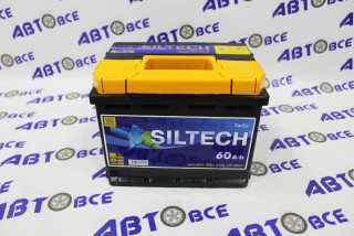 Аккумулятор 60А SILTECH гост (ПП левый+) (278*175*190) Россия