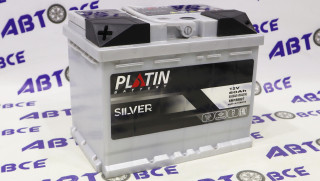 Аккумулятор 60А (600A) PLATIN SILVER гост (ПП левый+) 