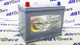 Аккумулятор 75А SOLAR гост (ПП левый+) Азиат (260/175/220) Турция