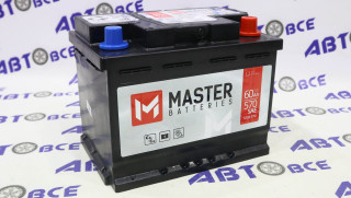 Аккумулятор 60А MASTER евро (ОП правый+) (242/175/190) Беларусь