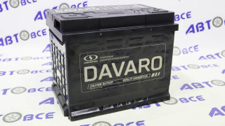 Аккумулятор 60А DAVARO евро (ОП правый+) 