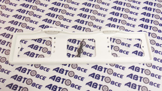 Рамка номера пластик с верхняя подсветкой БЕЛАЯ 