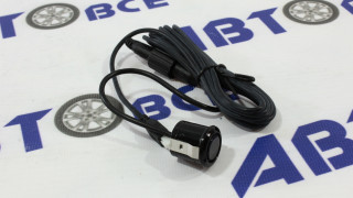 Датчик парковки 18мм черный (2 клипсы)