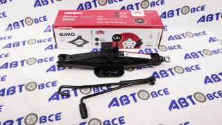 Домкрат механический ромбический 1,5т h 100-340мм SKYWAY SUMO