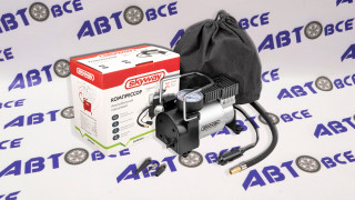 Компрессор металлический 35л/мин в прикуриватель ТОРНАДО АС-580 СТАНДАРТ SKYWAY