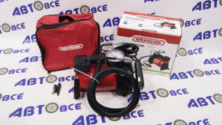 Компрессор металлический 40л/мин в прикуриватель ТОРНАДО АС-580 SKYWAY