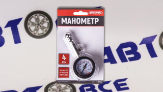 Манометр SKYWAY 4 АТМ с резиновой защитой