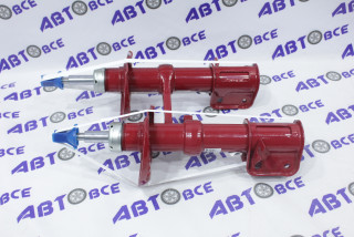 Амортизатор передний (стойка в сборе) (комплект 2шт) ВАЗ-2170 (газомасляный) Премиум -70мм DEMFI