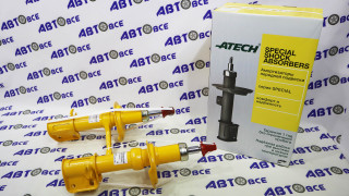 Амортизатор передний (стойка в сборе) (комплект 2шт) ВАЗ-2108-2109-2114-2115 (газомасляный) ATECH