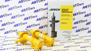Амортизатор передний (стойка в сборе) (комплект 2шт) ВАЗ-2110-2112 (масляный) ATECH