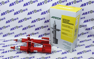 Амортизатор передний (стойка в сборе) (комплект 2шт) ВАЗ-2108-2109-2114-2115 (газомасляный) (занижение -30) ATECH