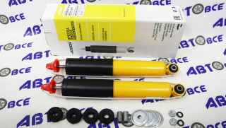 Амортизатор передний (стойка+пыльник) (комплект 2шт) ВАЗ-2123 (газомасляный) ATECH