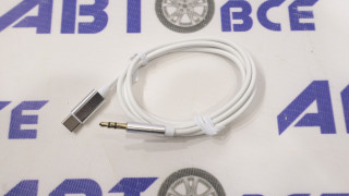Кабель TYPE-C CQ002 на Jack 3.5 1м белый DEESPI