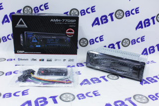 Автомагнитола с DSP процессором AMH-77DSP Black Edition DSP/3RCA/RGB-подсветка 25 полос эквалайзер AURA