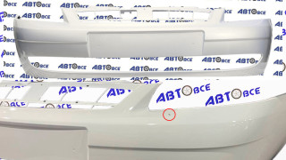 Бампер передний ВАЗ-2170-2171-2172 в цвет Белое облако (240) УЦЕНКА (скол краски) Кампласт