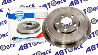 Барабан тормозной VW Polo, Skoda Fabia, Octavia, Roomster D=230 1шт BRAVE
