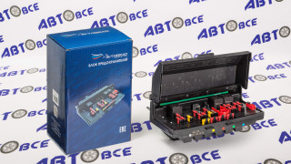 Блок предохранителей карбюр. ВАЗ-2107 (Нового Образца- евро предохранит.) (заглушки на звуковом сигнале и печке) AVTOGRAD