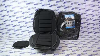 Чехлы сидений Lanos Экстрим Жаккард пилот черный