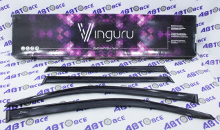 Дефлекторы боковых стекол (ветровики) Nissan X-Trail (комплект 4 шт) VINGURU