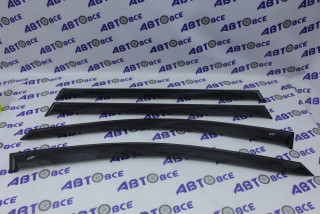 Дефлекторы боковых стекол (ветровики) SsangYong Korando (комплект 4шт) COBRA TUNING