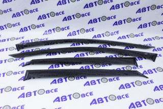 Дефлекторы боковых стекол (ветровики) Audi A6 (с 1997-2004г) COBRA (комплект 4 шт) TUNING