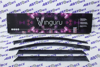 Дефлекторы боковых стекол (ветровики) Kia Sorento 2 (с 2009г) (комплект 4шт) VORON