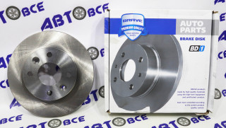 Диск тормозной передний (комплект 2шт) Logan,Sandero.Megane (238мм) без ABS BRAVE