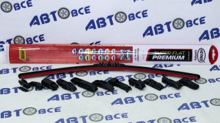 Дворник - щетка стеклоочистителя HEYNER SUPER FLAT PREMIUM - бескаркасная 