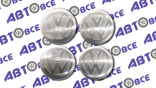 Наклейка эмблема на диски (полусфера) VOLKSWAGEN белый 4шт Самара