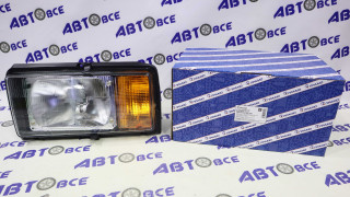 Фара левая ВАЗ-2105-2104-2107 (желтый поворот) ПРАМО