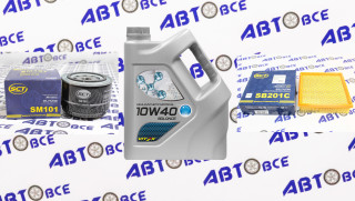 Комплект фильтров (2 шт) SCT + Масло VITEX ВАЗ-2108-2109-21099-2110-2111-2112 