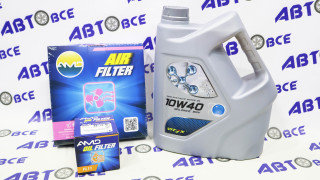 Набор для замены масла GM №1 (Масло 10W40 + Фильтр масла + Фильтр воздушный) Aveo,Lanos,Nexia,Lacetti