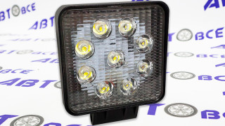 Ходовые огни (комплект 2шт 12-24V) SQ27W-27MM 9LED Ближний NovoLED