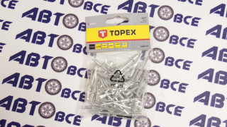 Заклепки 4,8*10мм TOPEX
