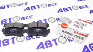 Колодки тормозные задние Lacetti (старого образца до 2007 г) с ушами FENOX