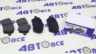 Колодки передние Logan,Largus,Sandero,Vesta,Almera,Duster (Нового Образца-с ушами) GALLANT