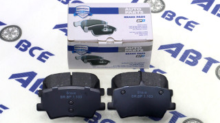 Колодка тормозная задняя Geely Tugella BRAVE