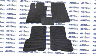 Коврики салона Matiz красный/красный (с 2000г Нового Образца) EVA