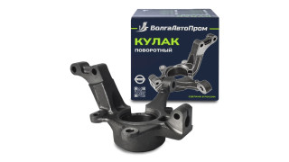 Кулак поворотный (цапфа) правый (100мм межболтовое к суппорту) Largus Logan 16v (c ABS) ВолгаАвтоПром
