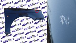 Крыло переднее правое ВАЗ-2170-2171-2172 в цвет Пантера (672) УЦЕНКА (царапины) Тольятти