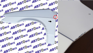 Крыло переднее левое ВАЗ-2113-2114-2115 в цвет Белое облако (240) УЦЕНКА (глубокие царапины) Тольятти