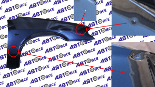 Крыло переднее правое ВАЗ-2113-2114-2115 в цвет Млечный путь (606) УЦЕНКА (вмятина) Тольятти