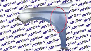 Крыло переднее левое Vesta в цвет Платина (691) УЦЕНКА (вмятина) Тольятти