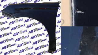 Крыло переднее левое ВАЗ-2190 FL (с повторителем) в цвет Пантера (672) УЦЕНКА (царапины) Тольятти