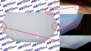 Капот ВАЗ-2190-2191 FL (с 2018 года) в цвет Ледниковый (221) УЦЕНКА (замятие углов) Тольятти