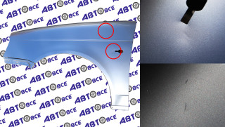 Крыло переднее левое ВАЗ-2170-2171-2172 в цвет Снежная королева (690) УЦЕНКА (небольшие вмятины) Тольятти