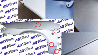 Крыло переднее левое ВАЗ-2113-2114-2115 в цвет Снежная королева (690) УЦЕНКА (небольшие вмятины, царапины) Тольятти