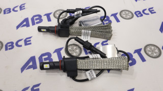 Лампа фары LED - диодная HB3 комплект 2шт чип PHILIPS (гибкий кулер) C3